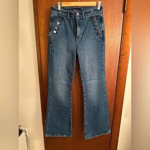 GAP 70s Flared Jeans with Button Detail 4/27s